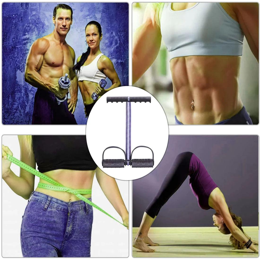 Foot Pedal Resistance Sit-up Pull Spring - Tummy Trimmer