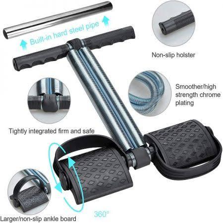 Foot Pedal Resistance Sit-up Pull Spring - Tummy Trimmer