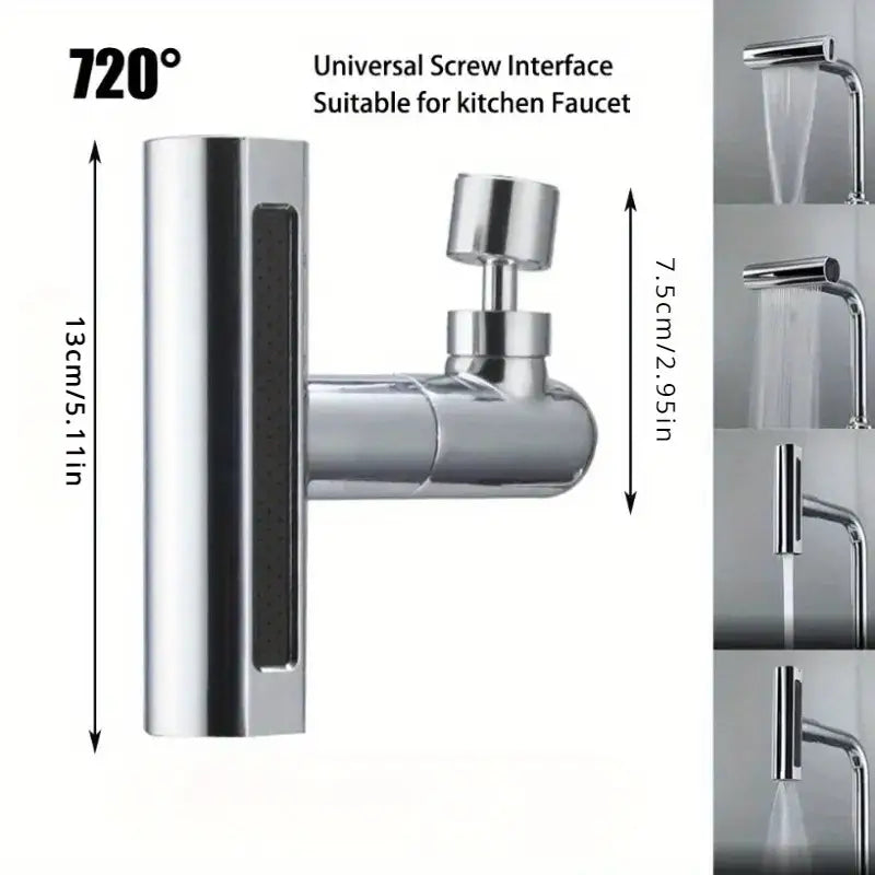 4-in-1 Waterfall Universal Faucet