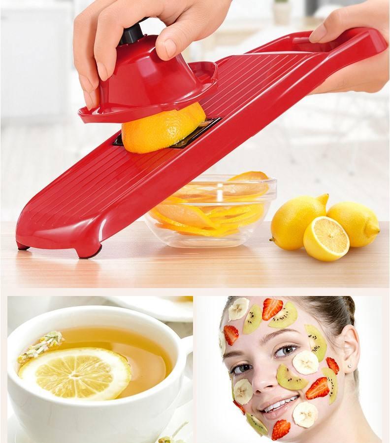 10 In 1 Mandoline Slicer Vegetable Cutter With Stainless Steel Blade