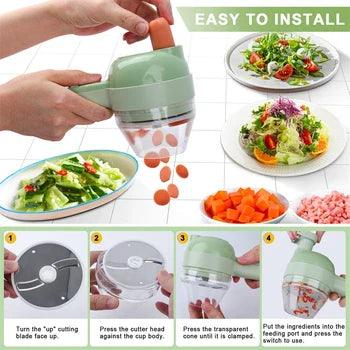 Multifunctional Electric Vegetable Cutter