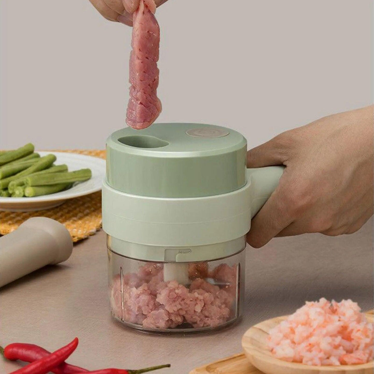 Multifunctional Electric Vegetable Cutter