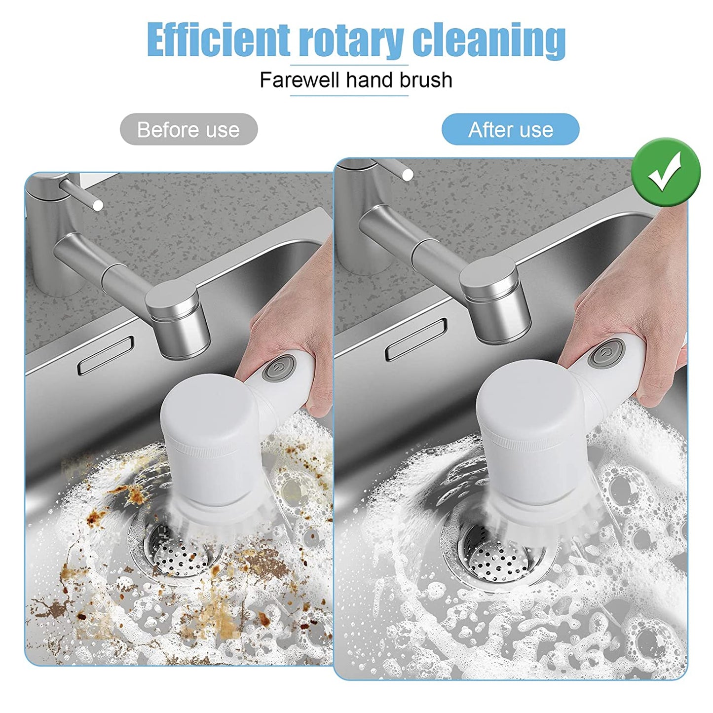 Multi-Functional 3-in-1 Electric Cleaning Brush