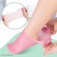 1 Pair Silicone Moisturizing Gel Heel Socks / Silicone Heel Pad For Foot Care / Multi-purpose