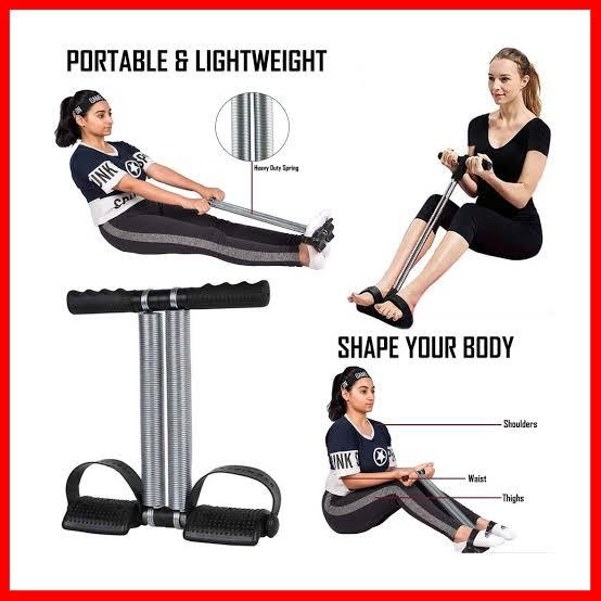 Foot Pedal Resistance Sit-up Pull Spring - Tummy Trimmer